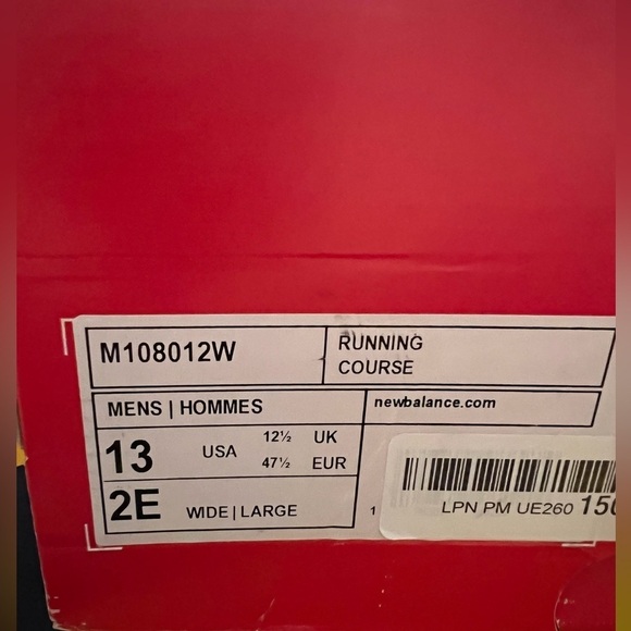 S76. NWT New Balance Men's Fresh Foam X 1080 V12 Running Shoe 13EE - Picture 3 of 5